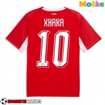 Moške Nogometnih dresov Švica Granit Xhaka #10 Domači SP 2026 Kratki rokavi